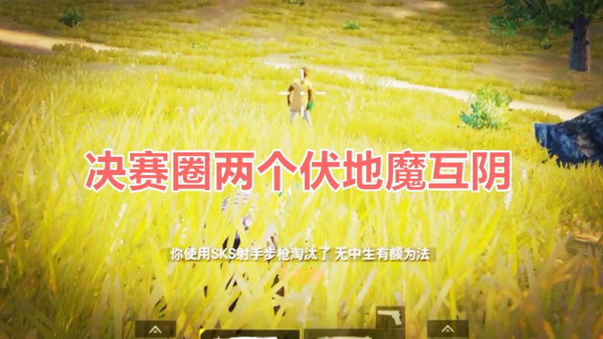 刺激战场：决赛圈剩下两个伏地魔 究竟谁会吃鸡呢？