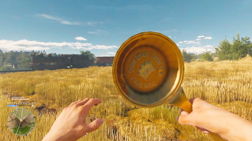 绝地求生平底锅防弹？见识下24K纯金大饭勺，威力堪称巴雷特！