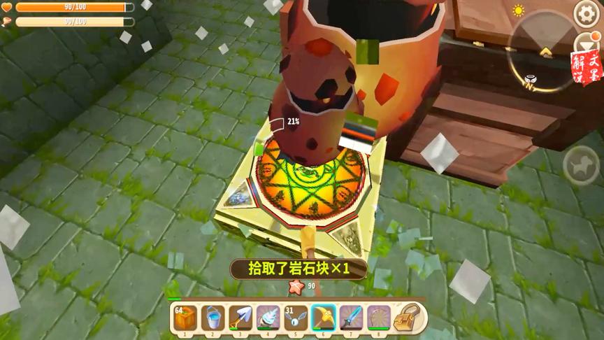 玩转迷你世界，文墨随便挖一个地牢就是爆爆蛋，这运气狗背的