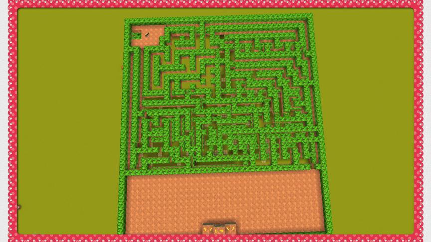 迷你世界《迷宫图》小伙伴聪明的跟着入梦走，竟然没跟出来，哈哈