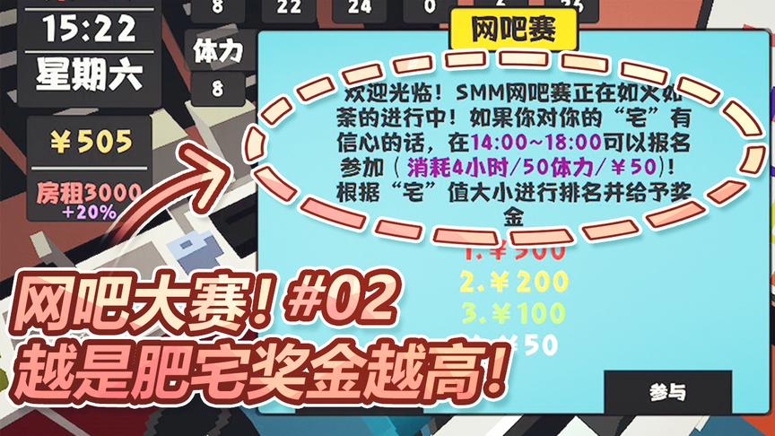 属性生活：网吧大赛！但比赛的内容，谁越是肥宅，谁的奖金越高！