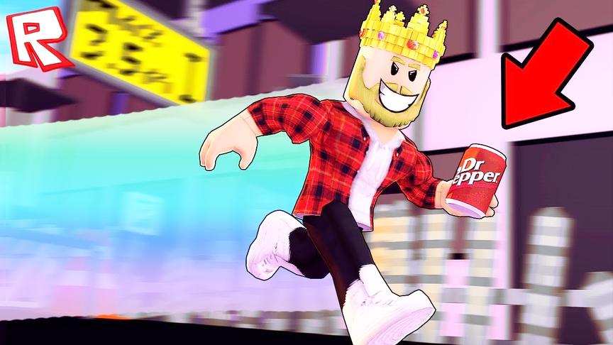小飞象解说 Roblox喝饮料模拟器 可乐升级红牛！一不小心就飞天？