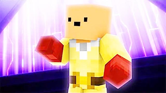 魔哒我的世界 萌新一拳超人挑战泰坦苦力怕烈焰人