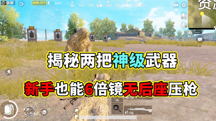 刺激战场：AK是步枪之王？这把武器6倍镜400米外抖都不抖！
