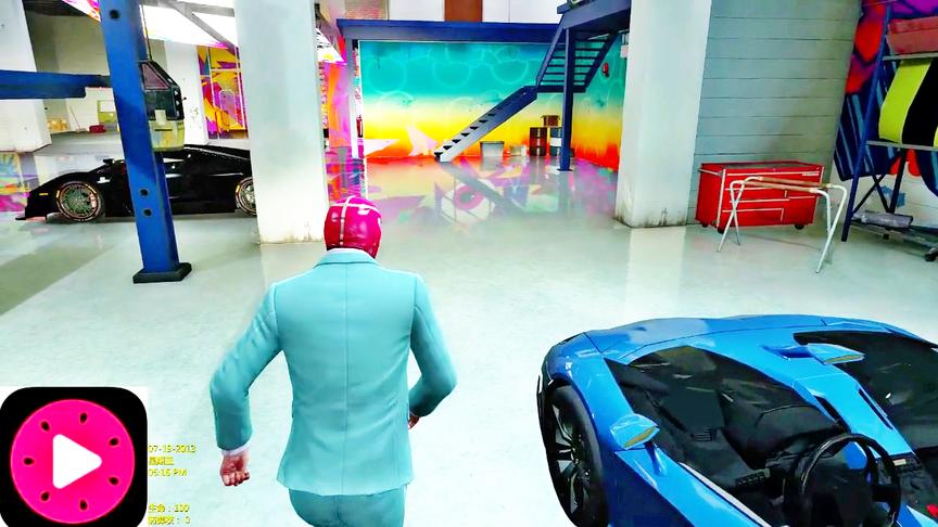 模拟大自然：小林用兰博基尼敞篷版换了一个不知名的超级跑车