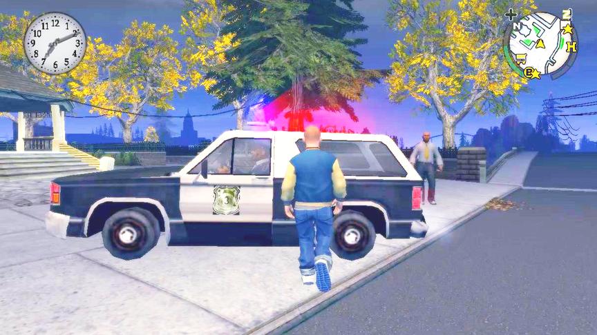恶霸鲁尼：学校外边的警车能不能开走？校霸吉米亲自尝试