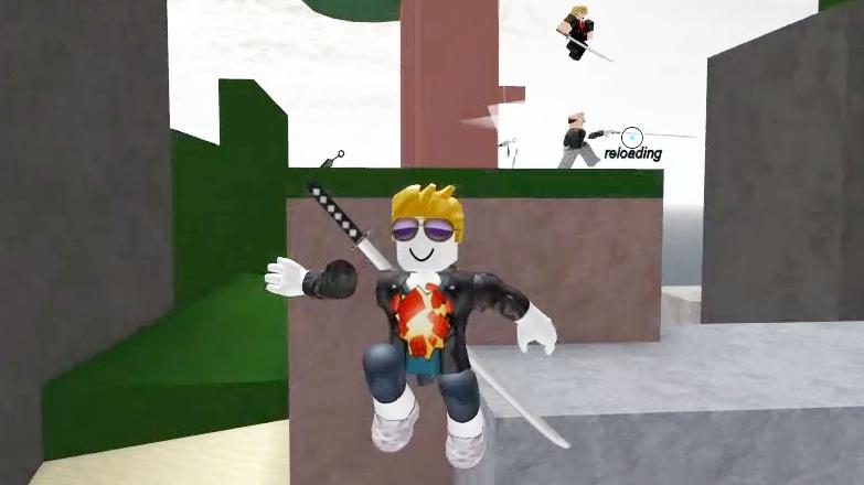 波波仔解说 roblox虚拟世界“成为忍者”：厉害的忍者靠飞镖赢！