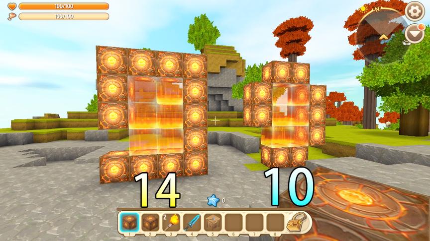 迷你世界：做地心门时，4个脚可以不放门框，这样能省4颗远古宝石