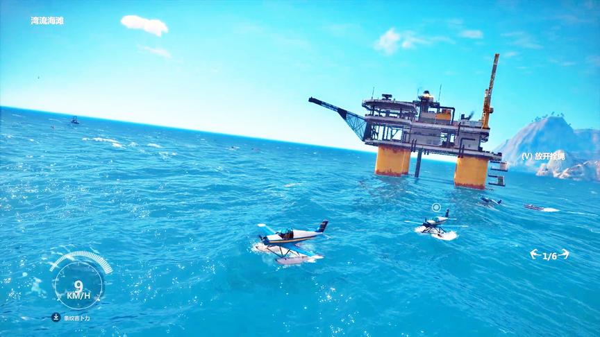 小林热游解说：在海面上水上飞机能不能再拉动一架飞机