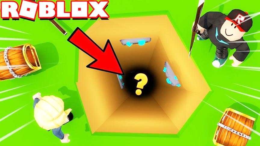 小飞象解说 Roblox采矿模拟器 食物岛的底下有什么呢？
