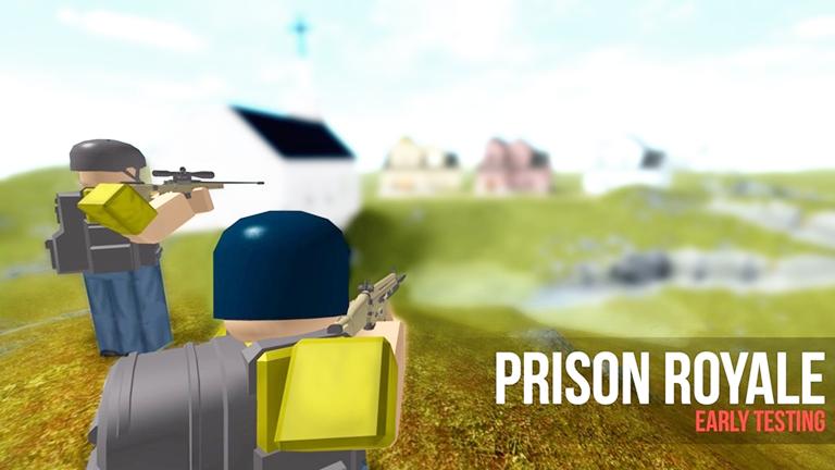 波波仔解说 roblox虚拟世界 “监狱皇家”：AWM随便捡的游戏！