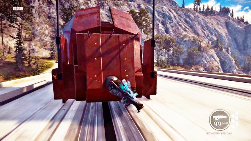 小林解说：本来想爆破桥梁的反被火车报复了有人说我自找的