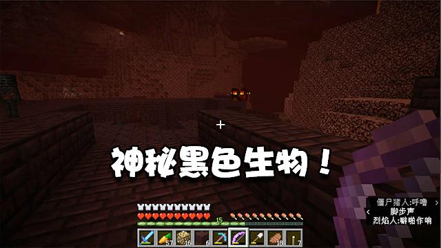 我的世界生存35：板娘勇闯下界要塞，遭不明黑色生物击退？