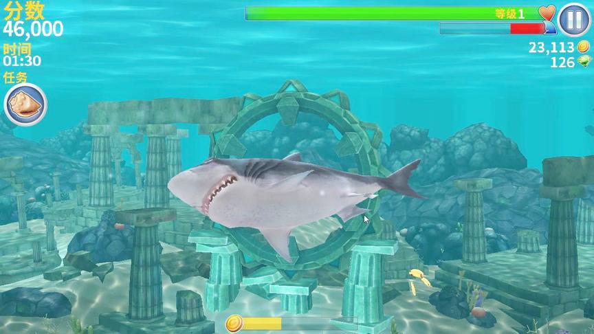 饥饿鲨进化：巨齿鲨出击，真的猛！