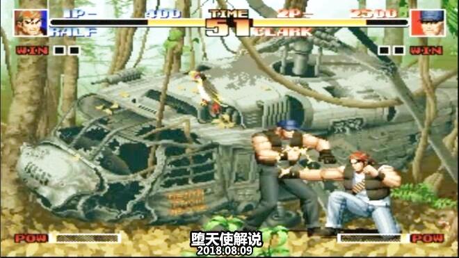 拳皇94 拉尔夫vs克拉克，最强之拳的表演！