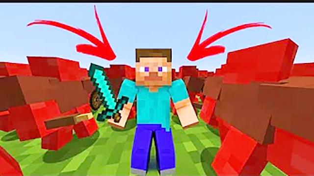 我的世界大乱斗：迷你火柴人水中争霸赛