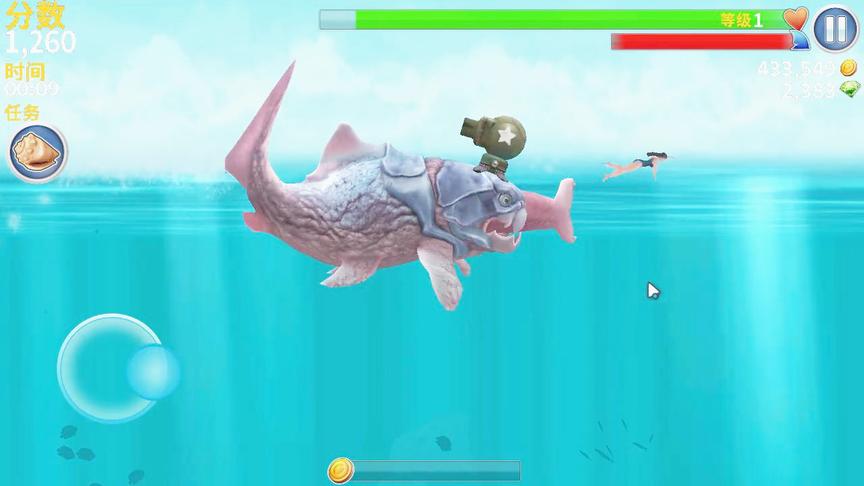 饥饿鲨进化：在霸王邓氏鱼面前，人类太渺小！