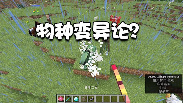 我的世界特别篇05：贤者之石真厉害，瞬间让僵尸村民变成兔子？