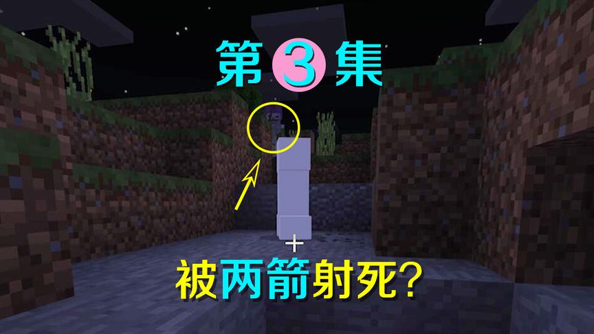我的世界3：阿阳夜晚出外挖煤，却被背后黑手两箭射死？太诡异！