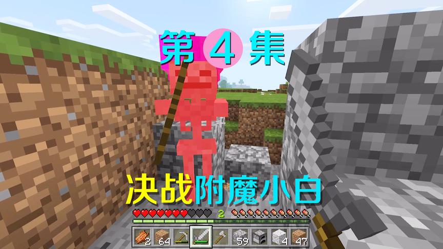 我的世界4：次日决战附魔甲小白，阿阳我收获了不少东西！