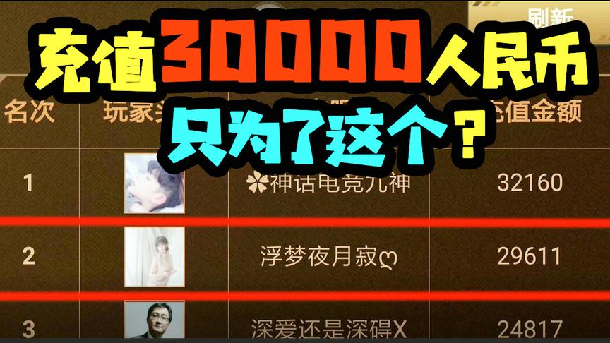 CF手游十七：小伙伴两天充了30000人民币，天美只给这么多奖励？