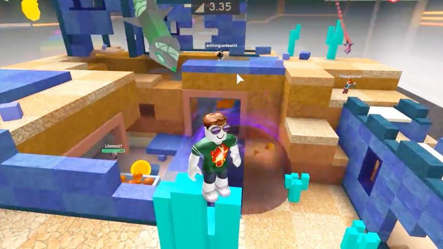 波波仔解说 roblox虚拟世界“超级炸弹生存”：在轰炸区中生存！