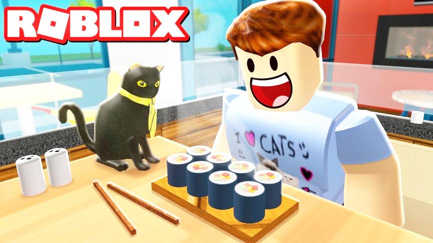 小飞象解说 Roblox寿司大亨 中华小当家寿司店开业！自己做寿司？
