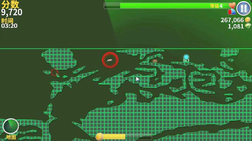 饥饿鲨进化：打开地图，你可以看见海底全貌！