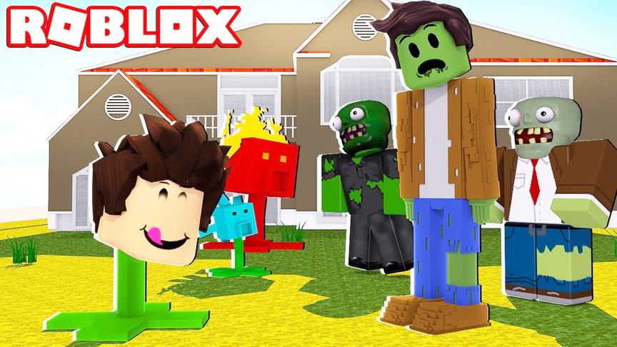 小飞象解说 Roblox植物大战僵尸大亨 模拟建造豪华花园！