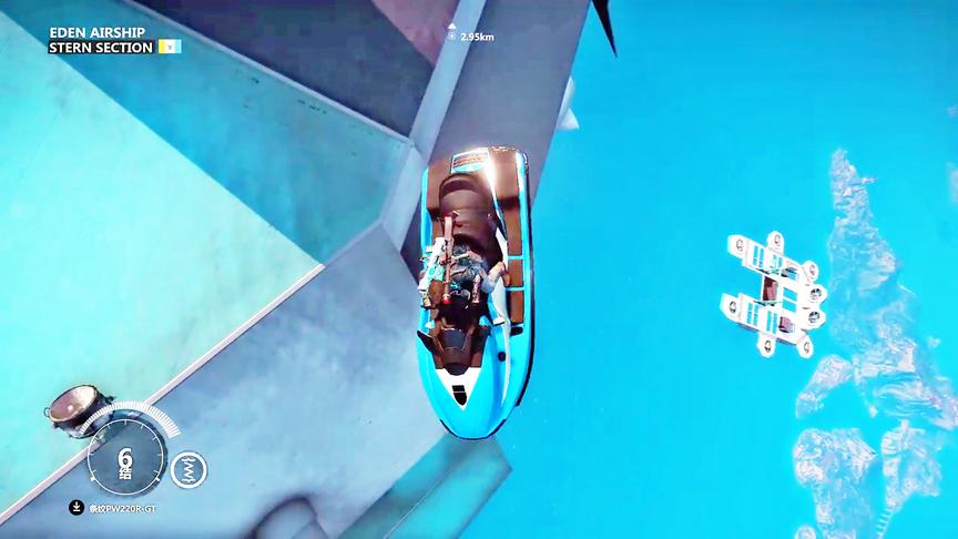 小林热游解说：轮船从高空坠落到海里，竟然会出现此事！