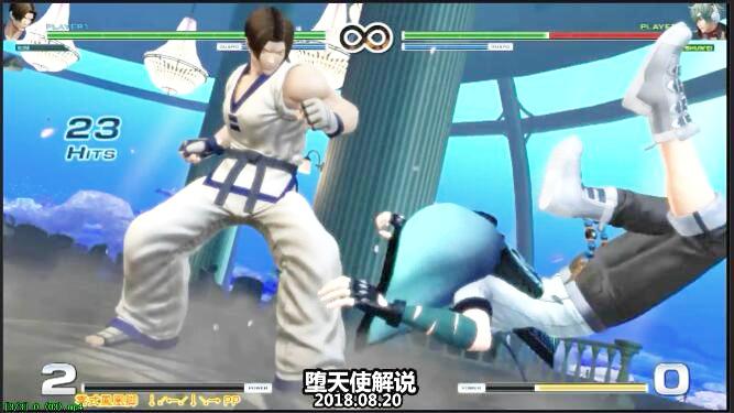 拳皇14金家潘全技能展示，拳皇里面的最强腿功就是他了
