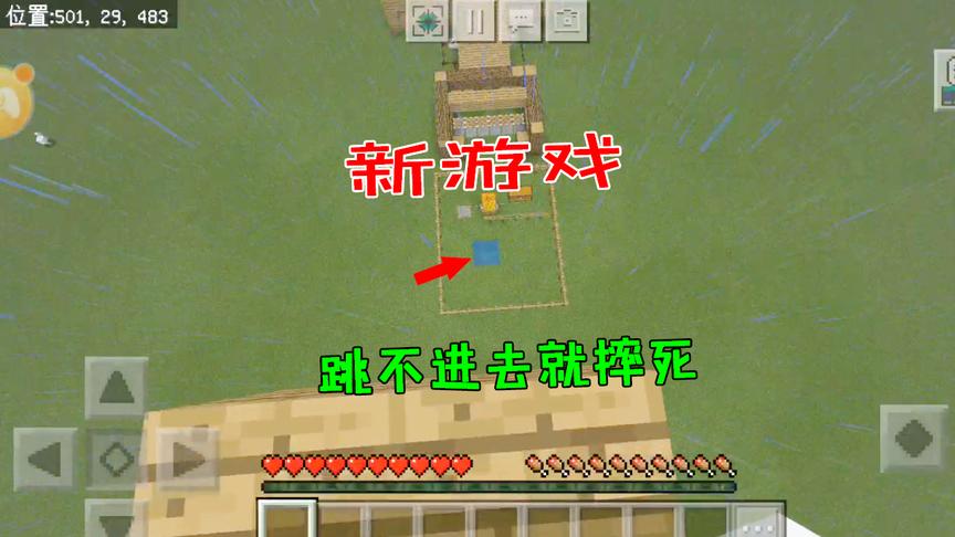 我的世界小游戏：粉丝说这个比较好玩，我往下一看发现（真好玩）