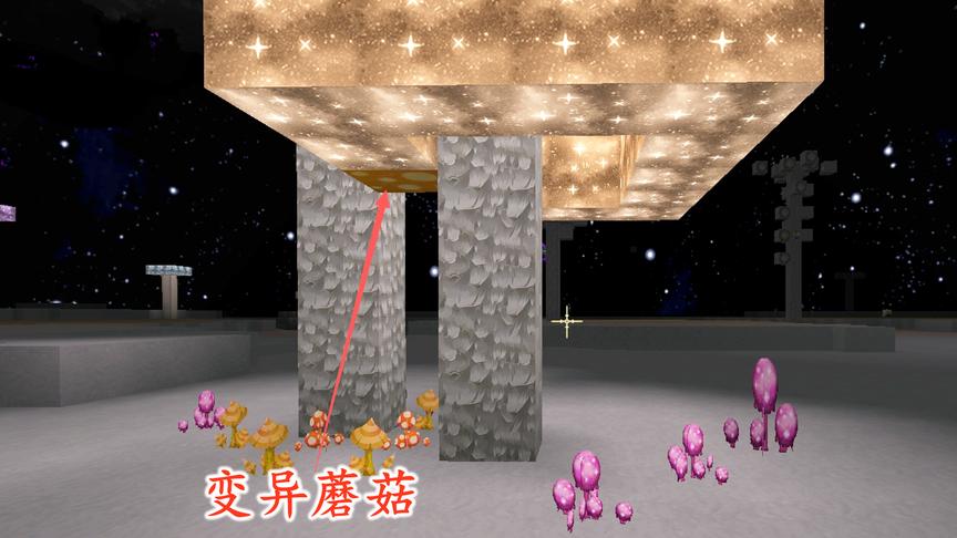 迷你世界281：我等了几天几夜，看到星光孢子慢慢变成了变异蘑菇