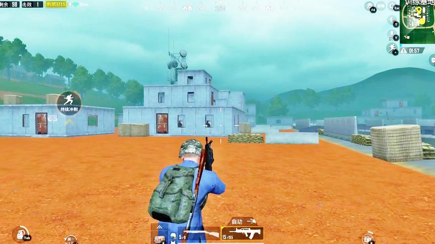 小林解说：刺激战场开局跳往训练基地真正高手对决的地方