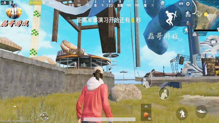 刺激战场：游乐场遁地bug单人版，不需要队友也能卡进地下