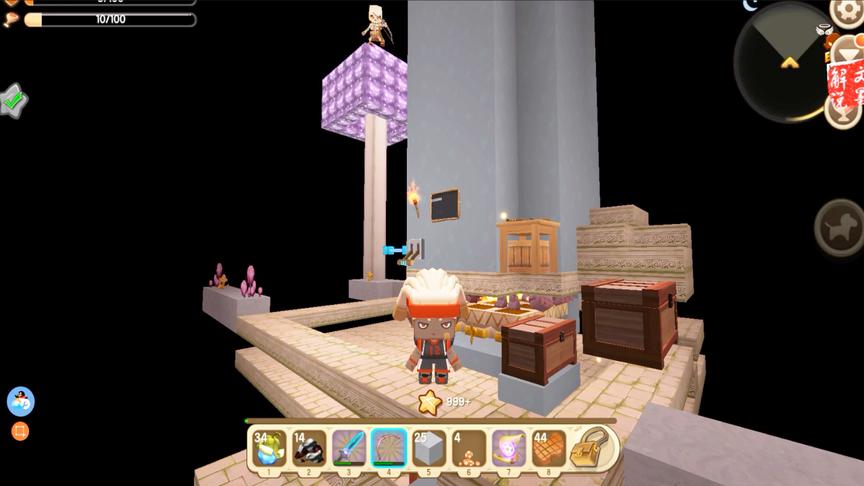 迷你世界，在地狱的外星树长大了