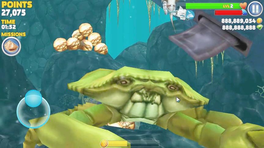 饥饿鲨进化：刺激！大战超大螃蟹boss，结局如何？