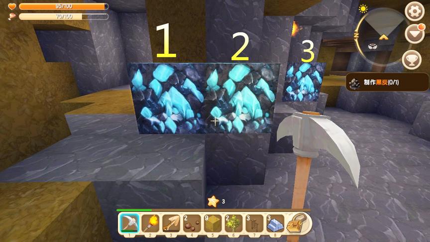 迷你世界：睡觉做了一个梦，梦到家里漏水，次日就挖到了3颗钻石