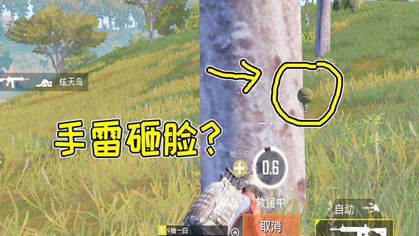 刺激战场：这手雷扔的，太吊了！给我炸的一点脾气都没有！