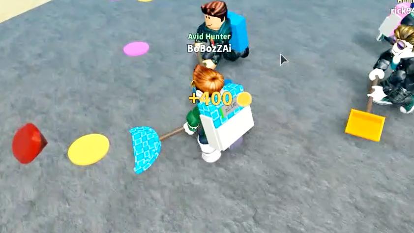 波波仔解说 roblox 寻宝模拟器：天上撒币啦！大家快来捡币啊！