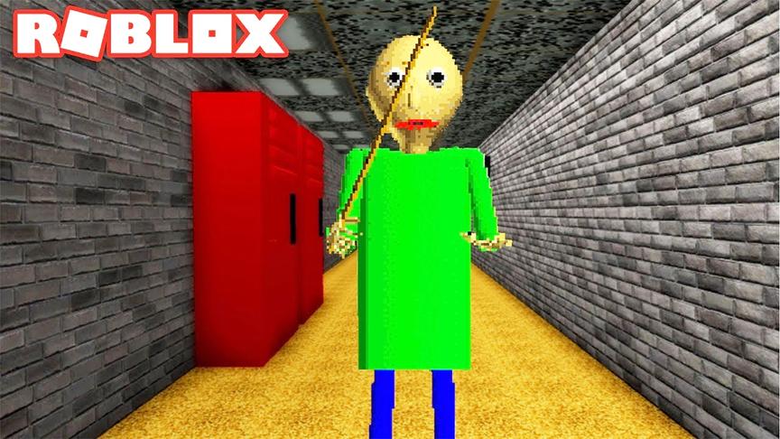 小飞象解说 Roblox Baldi模拟器 和光头老师一起露营！太魔性了！