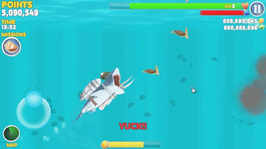 饥饿鲨进化：500万分了，现在掉血速度太快！