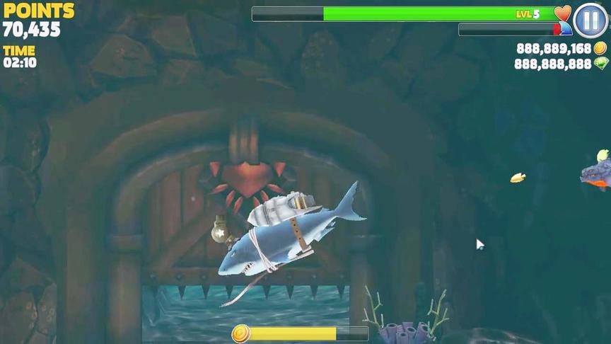 饥饿鲨进化：已经抵达BOSS巢穴，准备大战第4只巨蟹！