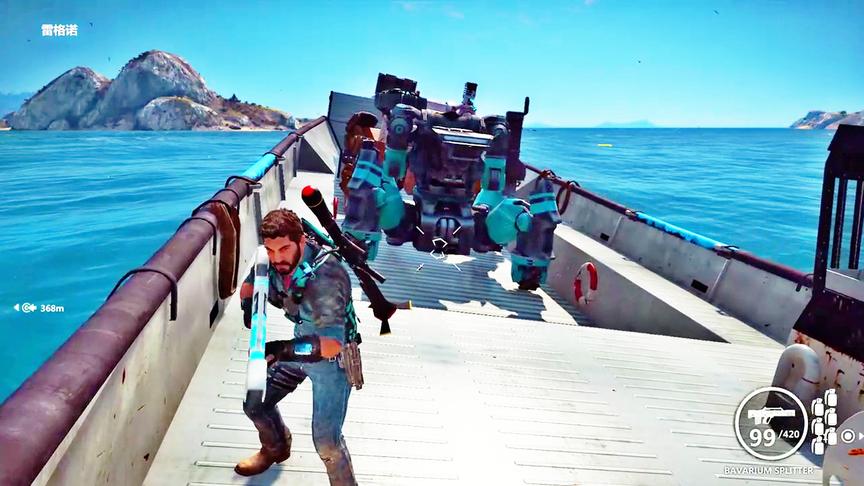 正当防卫3：货运轮船怎么装，都不会翻船厉害了！