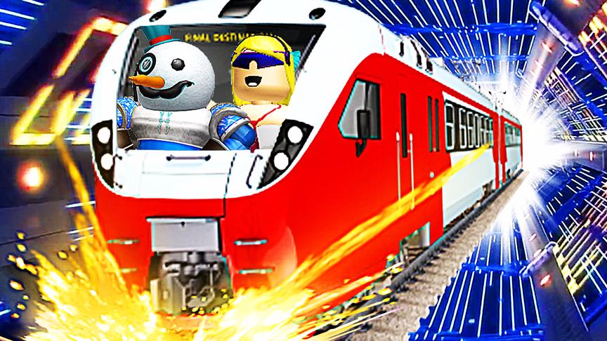 屌德斯&小熙 Roblox失控列车 坐假面骑士ZI-O时间机器穿越时空