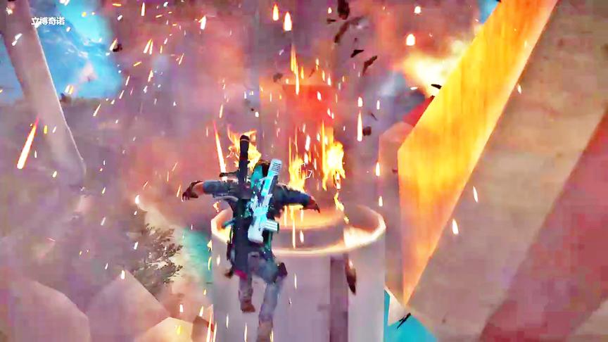 小林解说：没想到风力发电这么脆弱简直就是豆腐渣工程