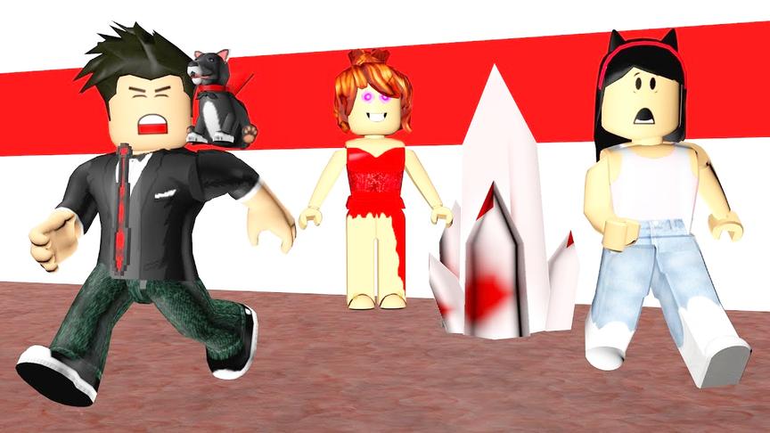 小飞象解说 Roblox红衣小女孩 可怕杀手紧追不舍！求你放过我吧！