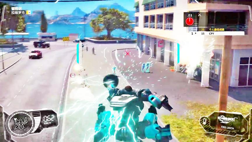 小林解说：路人被机器人一掌击飞这样做真的好吗