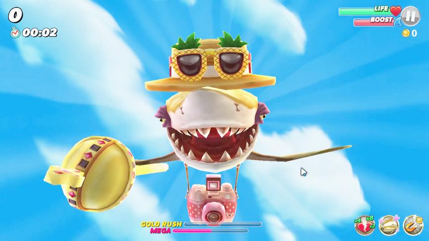 饥饿鲨进化世界：重新装扮，现在的黑头礁鲨酷毙了！