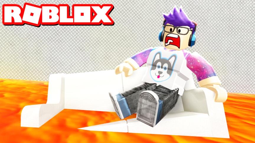 小飞象解说 Roblox逃离岩浆 我要被烫死了！岩浆真的太可怕了！